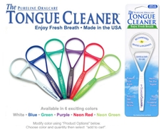 PURELINE ORALCARE (formerly Tongue Cleaner Company): Tongue Cleaner Pearl White 
